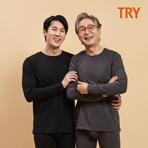 [인기ㅣ강추] 트라이 남성용 핫코 발열코튼 U넥 상의 EMLUG01 [최신ㅣ추천상품 입니다]