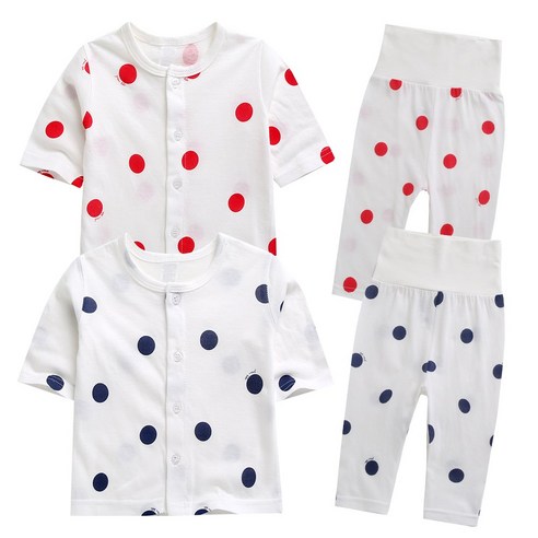 그린베베 국내 생산 영유아 배앓이 방지 퐁퐁 면 7부 내의 배앓이방지내복