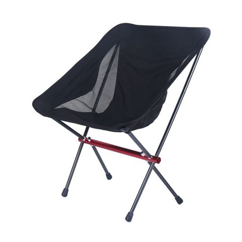 캠핑 접이식 의자 사무실 홈 하이킹 피크닉 바베큐 해변 야외 낚시 의자를위한 휴대용 가벼운 의자, 검정
