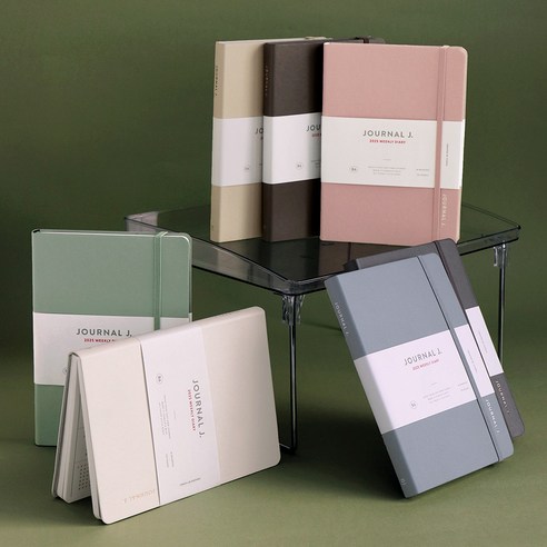 아이코닉 2025 저널 J 다이어리 위클리 B6 플래너 스케줄러, 05 Vintage mint, 1개
