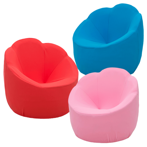 고암통상 플라워 1인용 소파 ( 성인 베이비 공용 안락하고 편안한 1인 쇼파 의자), 핑크