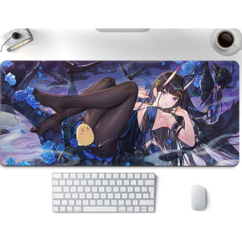 마우스 장패드 벽람항로 Azur Lane 게이밍 마우스 장패드 20종 24567, P10, 80*30cm