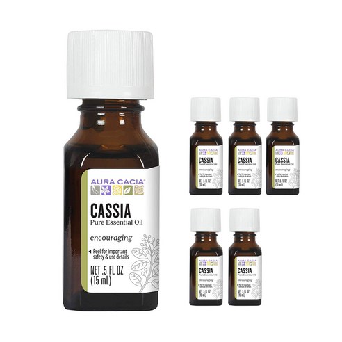 아우라카시아 퓨어 에센셜 오일 인커리징, Cassia Bark, 6개