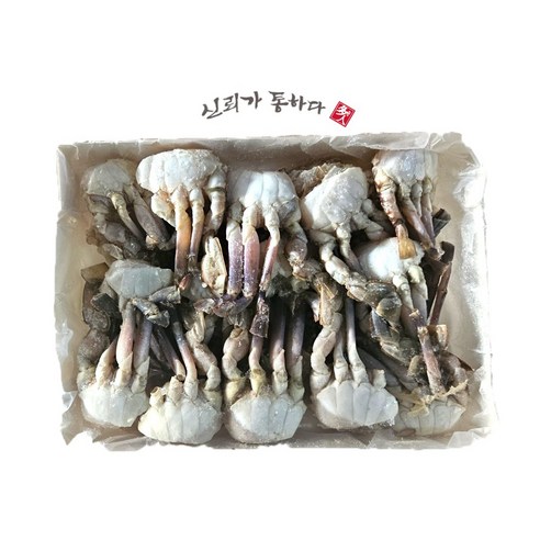 다인 브로큰 바레인 절단꽃게L 500g 10/20쪽 절단게, [3289-0]브로큰 L절단게 500g, 1개