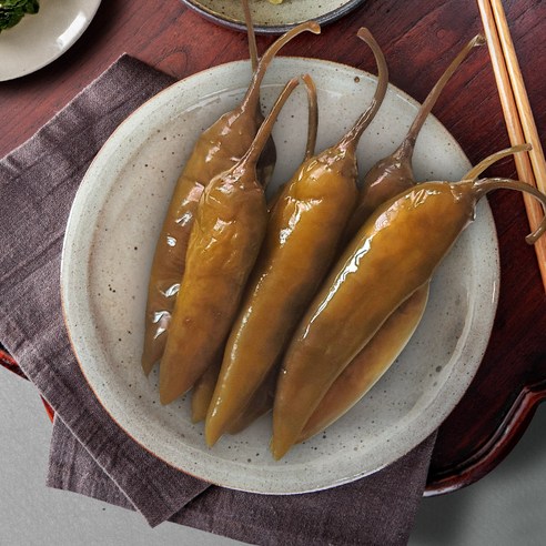 맛깔나게 매운 청양고추 장아찌 1kg 4kg, 1개 청양고추무침 맛깔나게 매운 청양고추 장아찌 1kg 4kg, 1개 청양고추무침