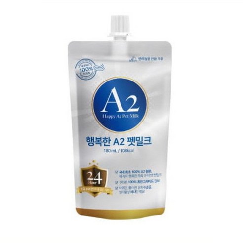 국내최초 반려동물 A2우유 행복한 에이투 펫밀크 180ml 엄마의 모유처럼 속이 편안한 우유, 1개, 1개