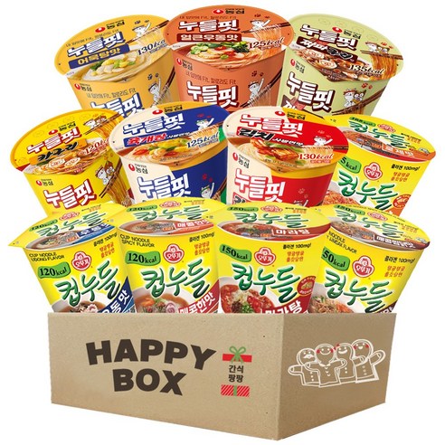 으쓱몰 컵누들 누들핏 저칼로리 컵라면 11종 세트 리뷰