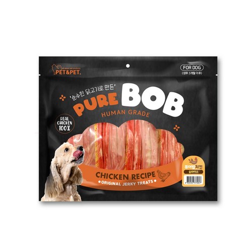 퓨어밥 300g, 10개, 치킨 슬라이스
