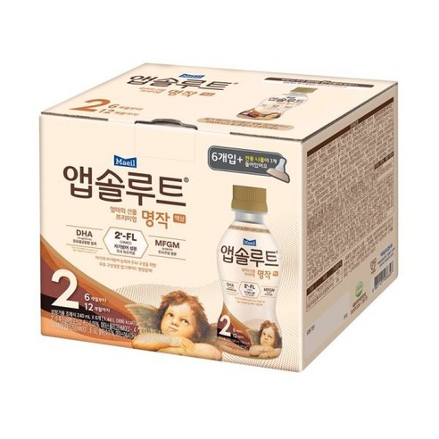 매일유업 앱솔루트 엄마의선물액상분유6-12 240MLx6, 240ml, 6개