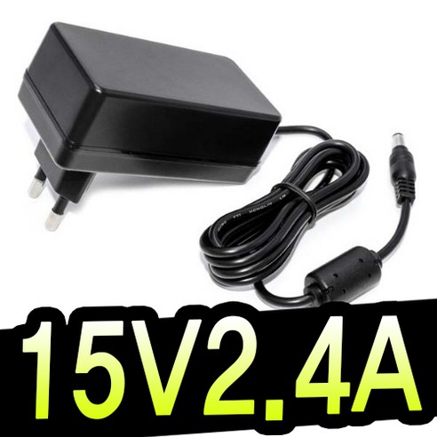 명호전자 15V 아답터 1A 2A 2.4A 4A 5A 8A DC 어댑터, MH1503_15V 2.4A 벽걸이형