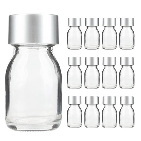 OS더치30 투명 유리병 12P 세트 소분병, 12개, 30ml