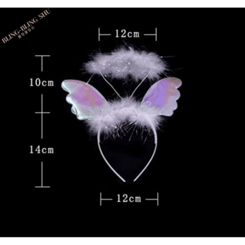 천사의 찬란함을 품은 '블링블링슈' 천사 소품, 파티를 빛낼 완벽한 선택