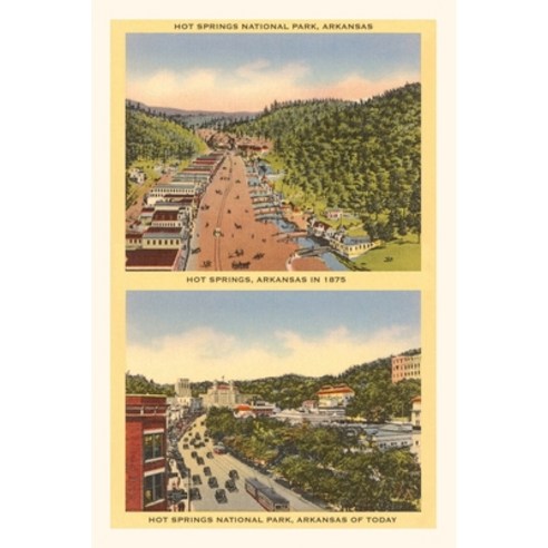 (영문도서) Vintage Journal Two Views of Hot Springs Paperback, Found Image Press