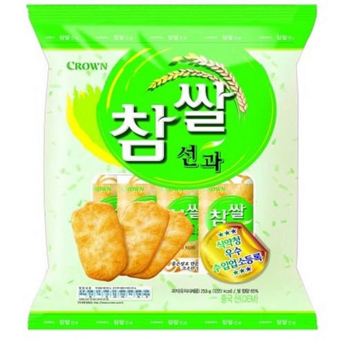 크라운 참쌀 선과, 253g, 1개