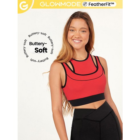 GLOWMODE FeatherFit™ 더블 스포츠 브라