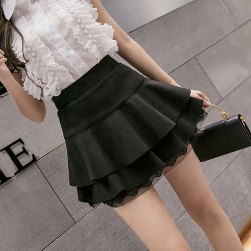 [Myshe]여성 봄 미니 스커트 캉캉스커트 QJJ329LTT329DG05