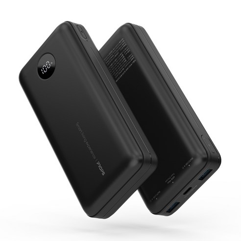 프롭스 20000mAh 초고속 45W PPS 보조배터리 – 노트북 호환, 블랙 (모델: PFB106B20) 노트북용보조배터리 프롭스 20000mAh 초고속 45W PPS 보조배터리 – 노트북 호환, 블랙 (모델: PFB106B20) 노트북용보조배터리
