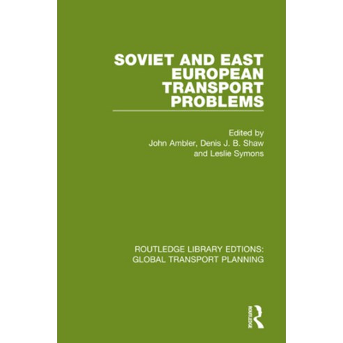 (영문도서) Soviet and East European Transport Problems Paperback, Routledge, English, 9780367726096
