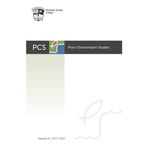 Post-Christendom Studies: Volume 4 Paperback, Pickwick Publications, English, 9781725285422