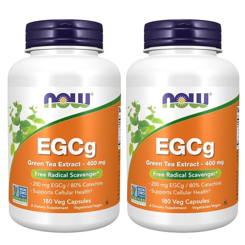 나우푸드 EGCg 녹차 추출물 400mg 베지 캡슐