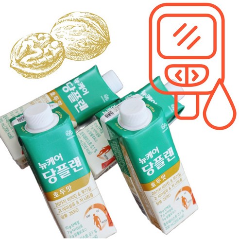 뉴케어 당플랜 호두맛 환자 영양식WB, 60개, 200ml