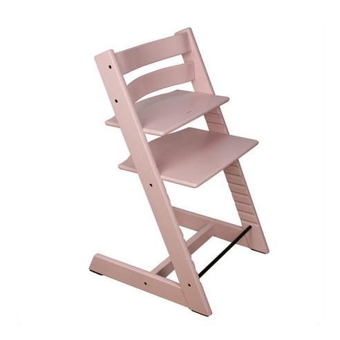 트립트랩  베이비 하이체어 유아 아기 식탁 소프트 의자, 원목색