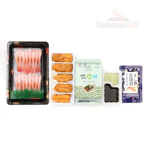 싱그러운 단새우의 맛을 즐기세요