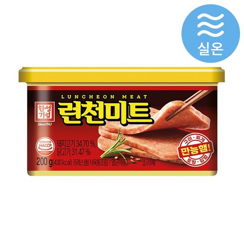 한성기업 런천미트, 200g, 3개