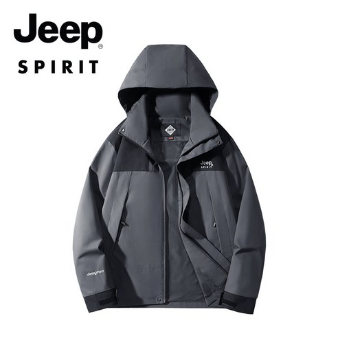 JEEP SPIRIT 바람막이 캐주얼 재킷 봄 가을 후드 자켓