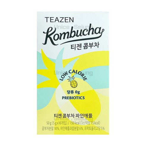 [TEAZEN] 티젠 파인애플맛 콤부차 콤푸차, 5g, 10개입, 1개