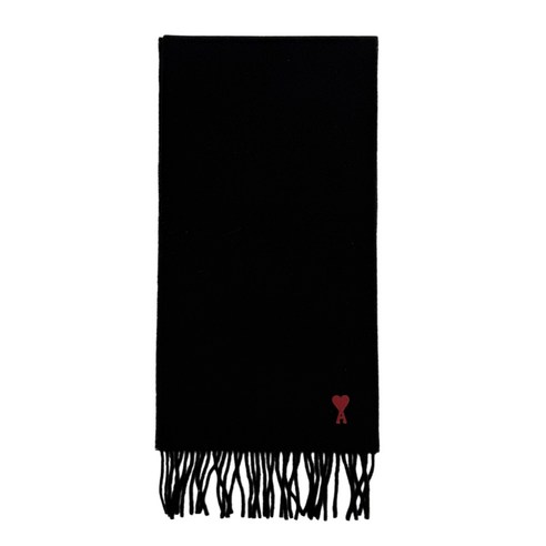 24FW 아미 하트 로고 클래식 울 머플러 BFUSF405 001