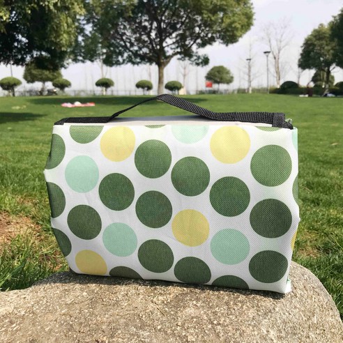 DFMWI.피크닉 매트.Picnic mat.--피크닉 매트 방습 매트 야외 취사 텐트 비치 매트 방수평 매트 피크닉 천, 다채로운 폴카 도트 [옥스포드 천] 150 × 200c