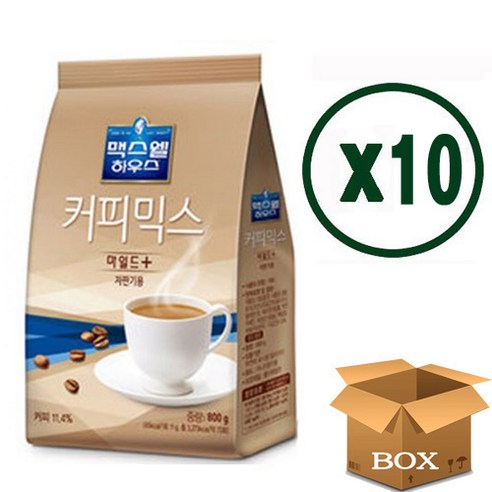 맥스웰 마일드 플러스 커피믹스 800gx10개, 10개, 1개입