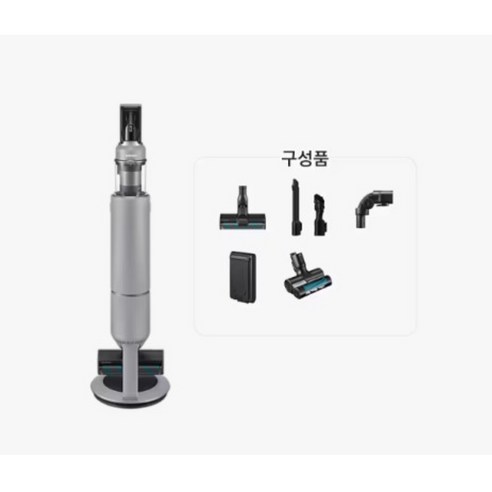 삼성전자 BESPOKE 제트 210W 무선청소기 자가설치, VS20B956AXG, 페블 그레이