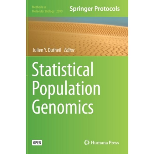 (영문도서) Statistical Population Genomics Hardcover, Humana, English, 9781071601983