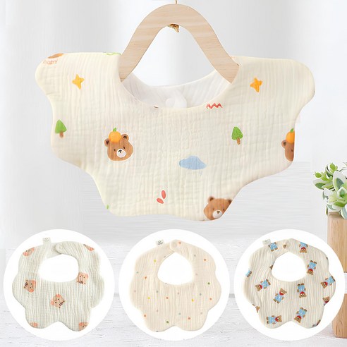 슈메르 요루거즈 아기 턱받이 스카프빕: 사랑스러운 아기를 위한 섬세한 선물 별바라기마켓