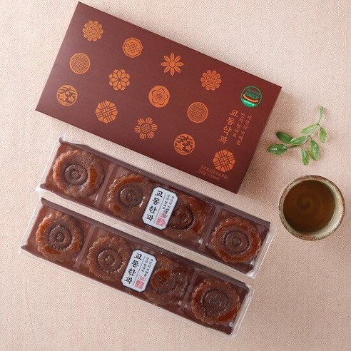 [작심밀도] 교동한 전통식품명인 교동약과, 240g, 8개입 교동한과