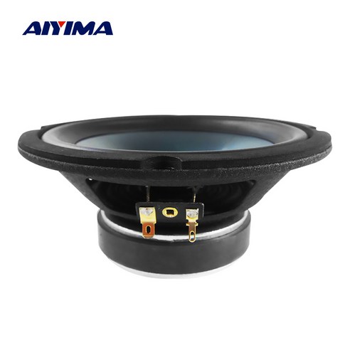 AIYIMA 1PCS 6.5인치 미드레인지 우퍼 스피커 드라이버 4옴 80W 오디오 미드베이스 스피커 우퍼 DIY 자동차 DIY 사운드 시스템