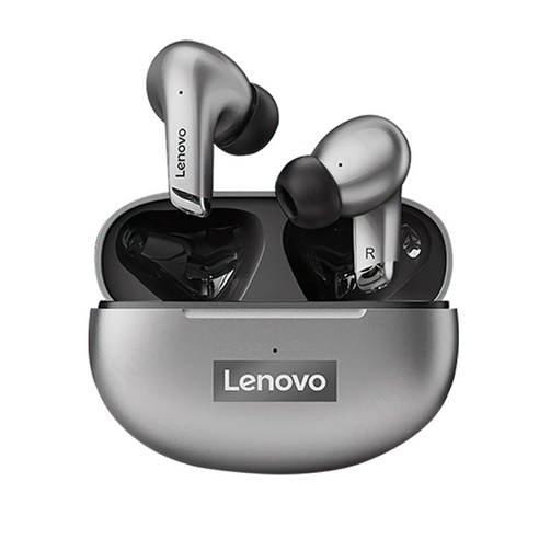 무선 블루투스 하이파이 스포츠 방수 이어폰 레노버 Lenovo LP5, Grey