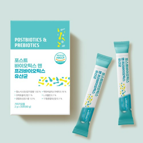 포스트바이오틱스앤프리바이오틱스유산균30포, 60g, 1개