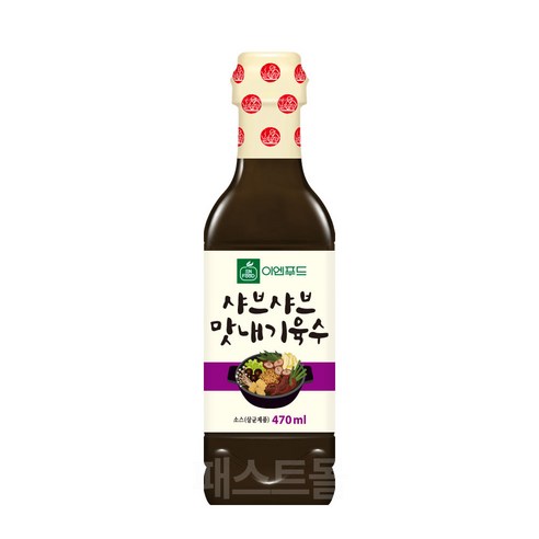 이엔 샤브샤브 맛내기육수, 470ml, 1개