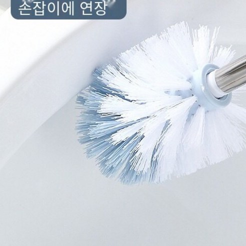 화장실 브러시 화장실 브러시 화장실 브러시 화장실 브러시 두꺼운 막대 창조적 인 길어진 스테인레스 스틸 브러쉬, Keyu[라운드브러시헤드]