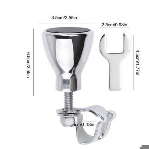 316 스테인레스 스틸 핸들 손잡이 보조 부스터 볼 터닝 도우미 핸드 컨트롤 요트 보트용 스피너, [03] Style C