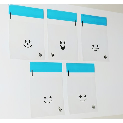 요리지니 접착식 opp 스마일 마카롱 포장비닐 8 x 9 cm 250장 Best Top5