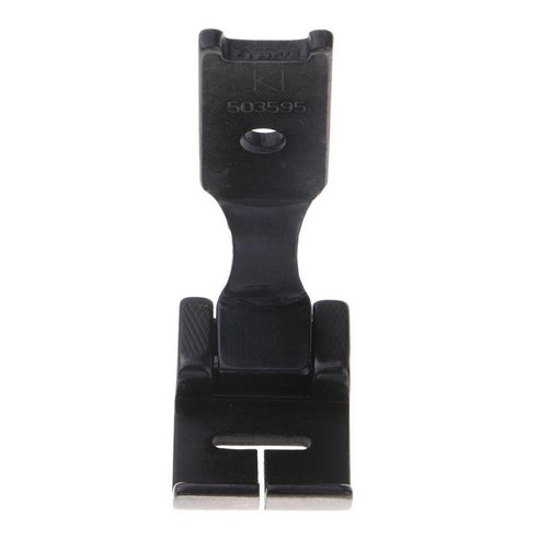 1 pcs 금속 지그재그 산업용 재봉틀 노루발, 블랙, 스틸