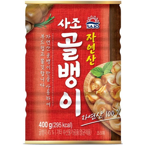 사조대림 사조 자연산 골뱅이 400gX2캔, 2개