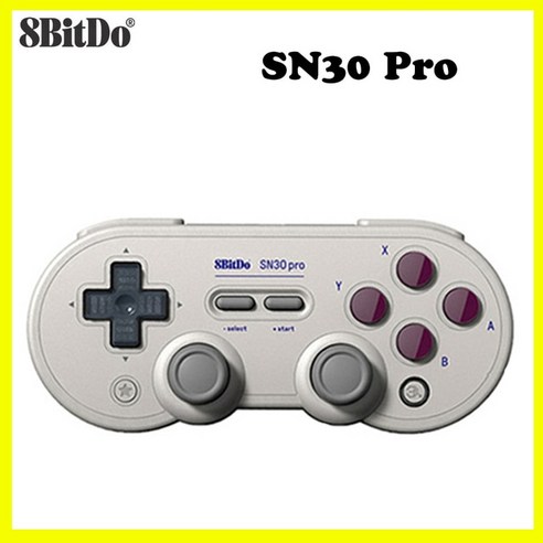 8BITDOSN30PRO 8BITDO 8BITDOSN30PRO2 블루투스 게임패드 무선 안드로이드 맥 스팀 윈도우 닌텐도 스위치 조이스틱 게임 콘솔, 없음, 2.Only Controller