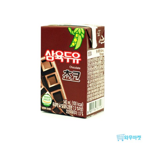 삼육두유 초코맛, 140ml, 24개