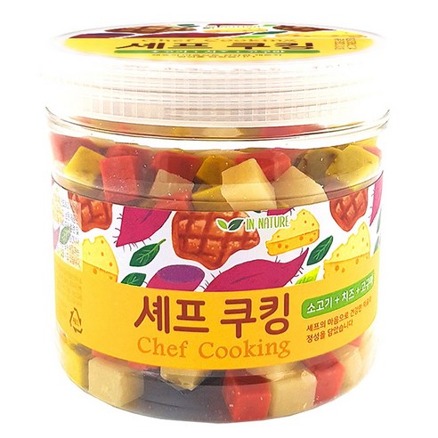 인네이쳐 셰프쿠킹 강아지 통간식 400g, 소고기 + 치즈 + 고구마, 1개