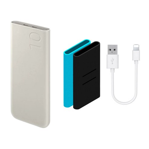 삼성 25W 초고속충전 PD 보조배터리 10000mAh EB-P3400 세트, 삼성 PD 1만 단품